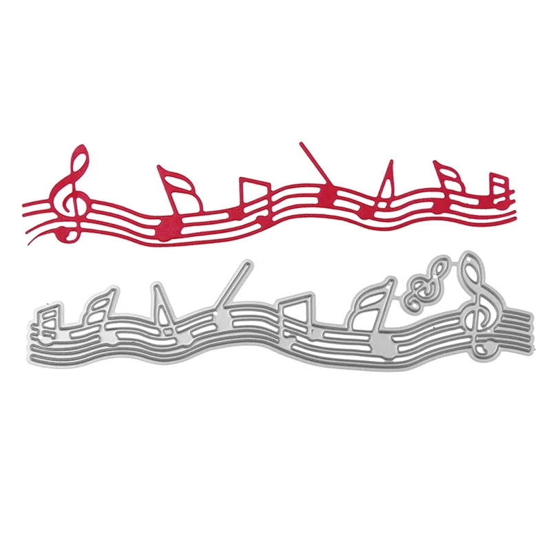 

Musical Notes Metal Cutting Dies Stencils for DIY Scrapbooking Decorative Crafts Embossing Paper Cards Making New 2018 Die Cuts