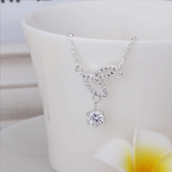 Wholesale Free Shipping silver plated Anklets silver plated Fashion font b Jewelry b font Dual Droplets