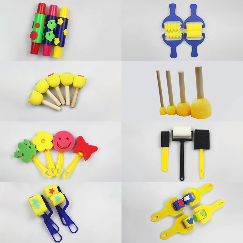 Outils Set Jorzer Tableau À Rouleaux De Peinture Tampons Éponges Kits Mur Multi-fonction Mur Mur Chine Pinceau Outils À Main