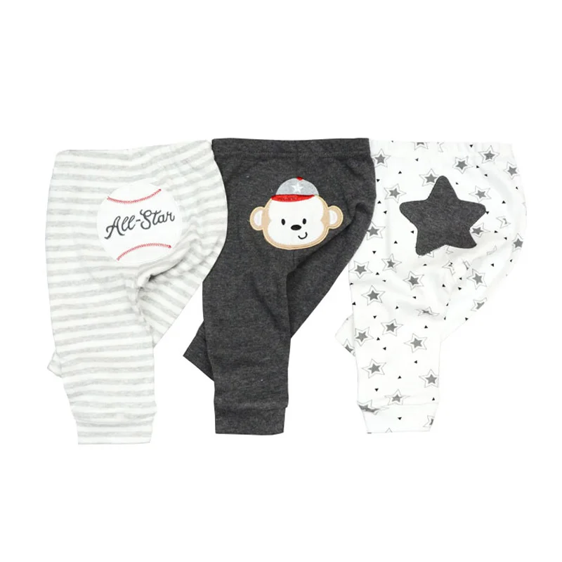 Buy 3 PCS/lot NewBorn Baby boy Pants Cotton Autumn Newborn Baby Trousers For