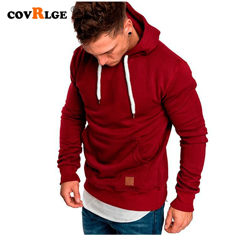 19 メンズ新カジュアルパーカーブランド男性長袖付き男性黒赤ビッグサイズ 3xl ドロップシッピング黒赤 パーカー スウェット Aliexpress