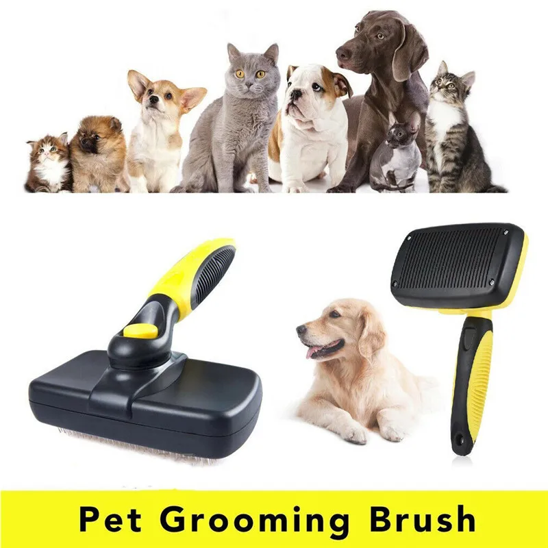 

Professional Pet Grooming Undercoat Rake Comb Dematting Tool Dog Cat Brush Professional Electric Animal Brush