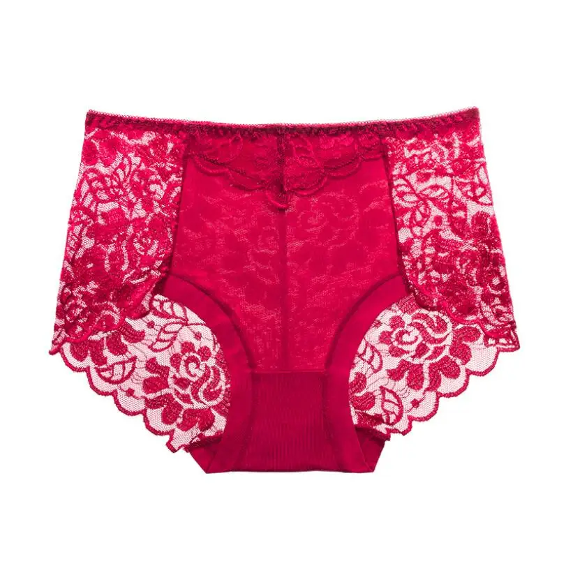 

Free Shipping The new ms low waist cotton sexy girl comfortable breathe freely pure color underwear briefs big yards #7114