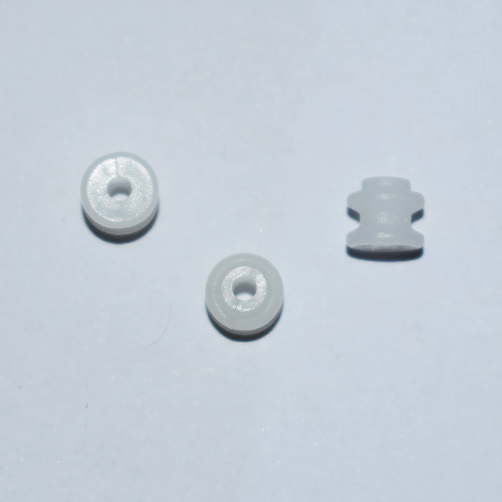 10pcs 62A pulley Φ6mm 2mm hole belt wheel Plastic gears for Ship model Toy car