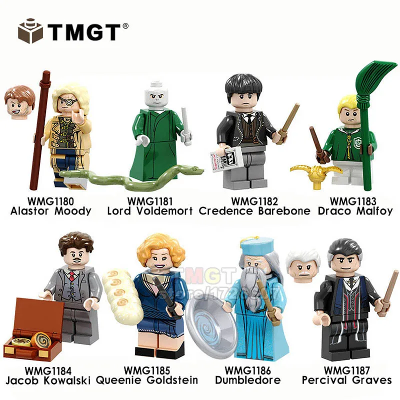 

TMGT Single Sale Carton and Movie Character Lord Voldemort DIY Bricks Toys Building Blocks for Boy Children