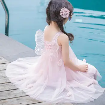 

2020 Kids Girls Lace Dress Toddler Girls Clothes Party Vestidos Kiz Cocuk Elbise Girls Summer Princess Dress Meisjes Jurk 10 12