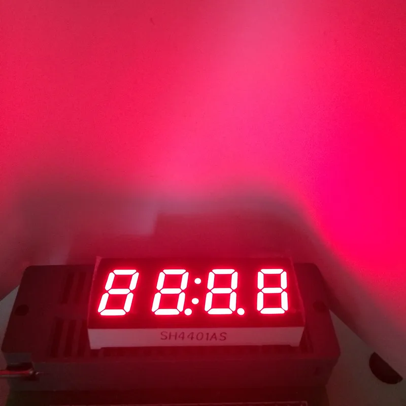 

5pcs LED 7Segment Display 0.4 inch Seven 7 Segmentos Clock Display 4 Digits 0.4" RED 7-Segment LED Display Anode Cathode