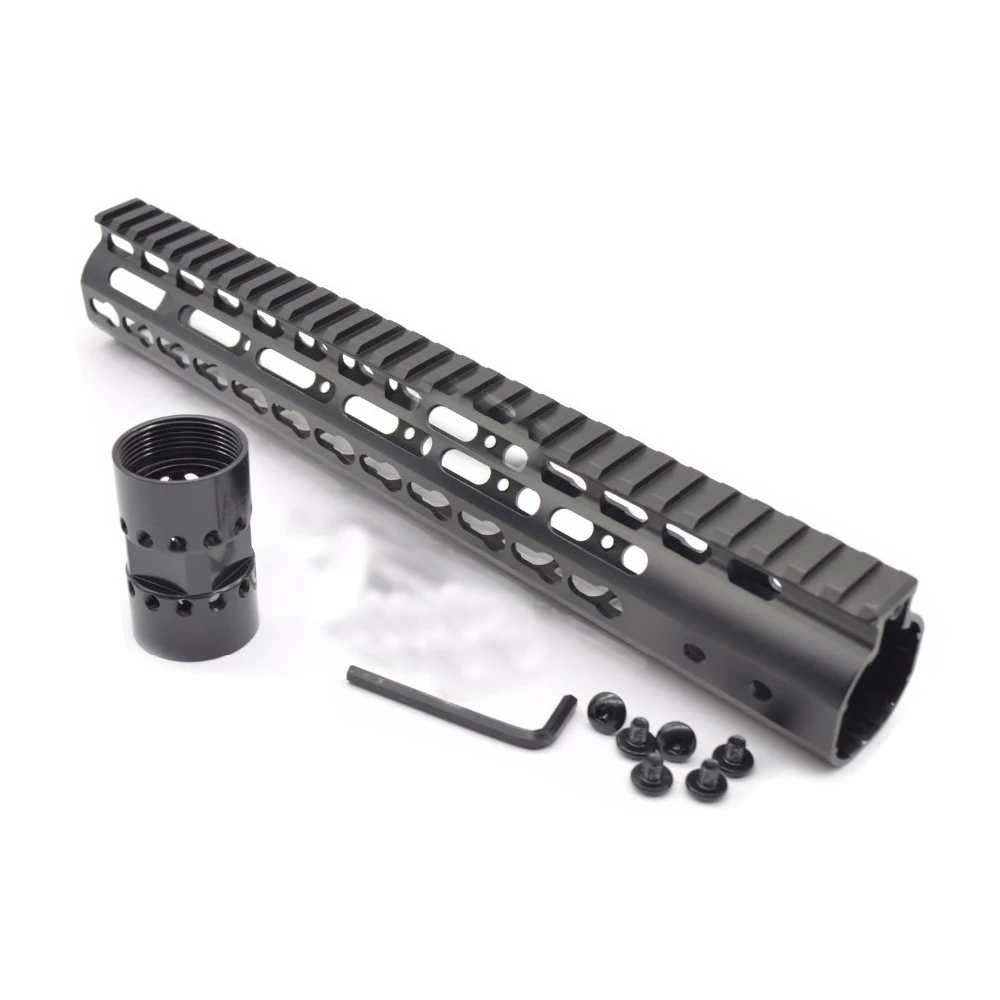 

New High Quality NSR Handguards 12'Length Free Float Rail Mounting Key Mod System Handguard RailFree Shipping