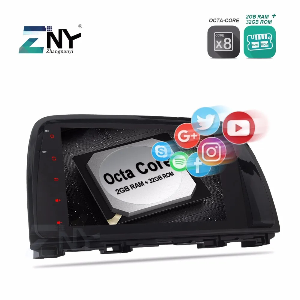 Top 9" Android 7.1 Car Stereo For Mazda CX-5 CX5 2012 2013 2014 2015 Auto Radio Audio Video Headunit GPS Glonass Navigation No DVD 0