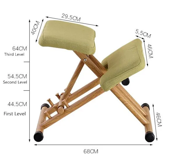 Современные металлические кресла на коленях эргономичный регулируемый стул на коленях для дома и офиса Правильная осанка компьютерный стол стул толстое сидение