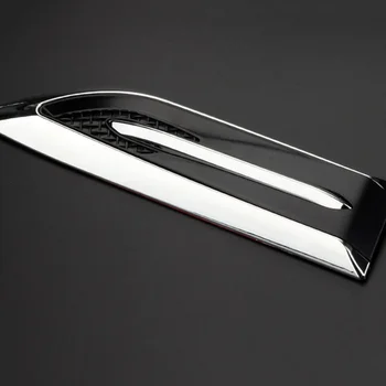 

Vent Air Flow Sticker Decal ABS Plastic 19x5cm Accessories Shark Gills
