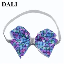 DALI 2018 2 шт./лот детская Русалка повязки масштаба бантом Hairband