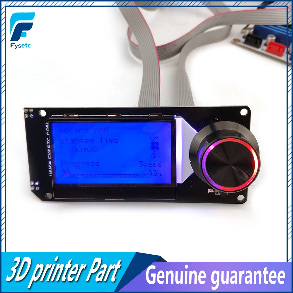 

TypeA MINI12864LCD Screen mini 12864 V 2.1 Display RGB backlight Black Supports Marlin DIY For SKR With SD Card 3D Printer Parts