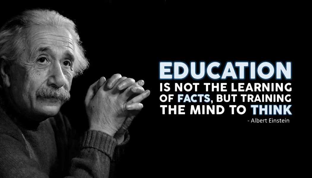 Education Albert Einstein Quotes Motivational Poster Fabric Silk