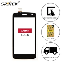 Получить скидку Srjtek для Fly Era жизни 6 iq4503 Сенсорный экран планшета Сенсор спереди Стекло Панель Замена 5.0 »для Fly iq4503 IQ 4503