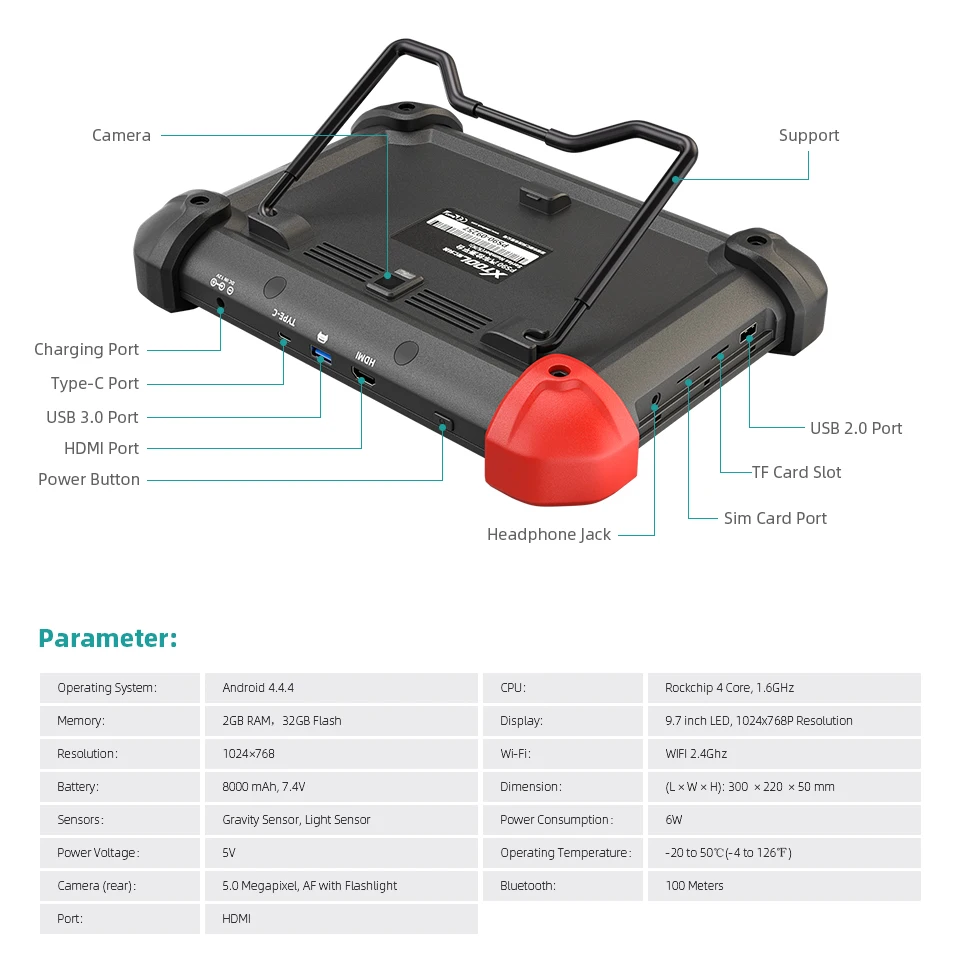 XTOOL PS90 автомобильный OBD2 автомобильный диагностический инструмент с ключом программист/одометр корректор/EPS поддержка мульти модели автомобилей с Wifi/BT