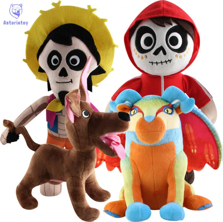 759 5 De Réductionpixar Peluche Jouet 30 Cm Peluche Crâne Dessin Animé Coco Miguel Hector Dante Mort Chien Peluche Pépite Peluches Peluche Poupée