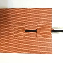 200X240 мм 500 Вт 220 В Подогрев кровати силиконовый Нагреватель Коврик нагревательная пластина для теплопередачи печатная машина промышленный нагреватель 3d принтер