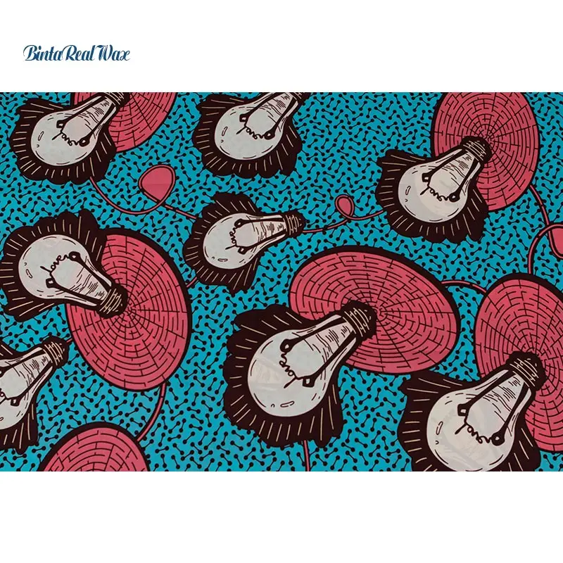 

2019 African hollandais Wax Print 100% Cotton Fabric binta real Waxdutch ankara Wax high quality Fabric for party dress 40fs1278