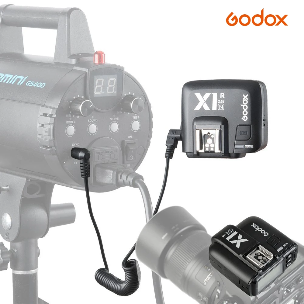 Godox X1t X1 kit TTL 2 4G беспроводной триггерный передатчик вспышки приемник для Canon Nikon Sony
