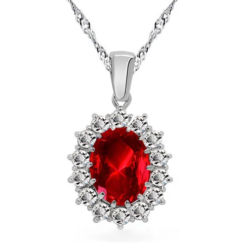 quality real AAAA+ zircon Shining pendant necklace jewelry accessories free drop shipping charm women gift Kate Austrian Crystal - Image 4