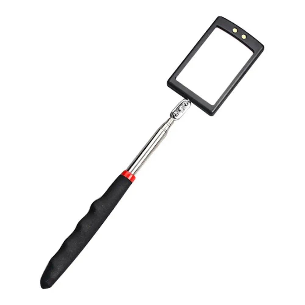 Car LED Inspection Mirror Telescopic Inspection Mirror Portable Inner Wall IIspection Mirror With LED Light - Цвет: Синий