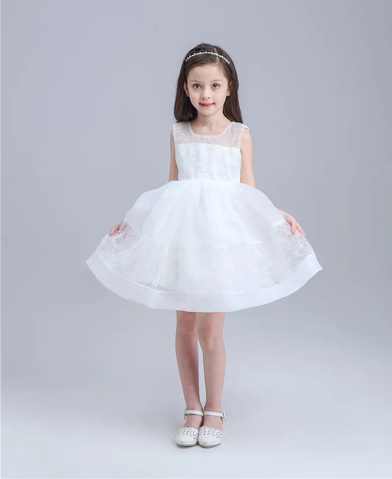 

Girls Party Dresses For Children Clothes Brand Flower Girl Elegant Lace Wedding Birthday Dress Princess Baby Vestidos Infantil
