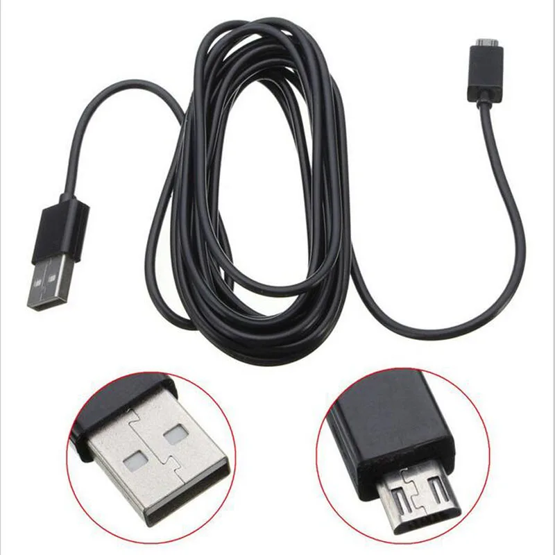 

3M Extra long Micro USB charger cable charging cord for Sony Playstation PS4 Slim Pro DUALSHOCK 4 Xbox one wireless Controller