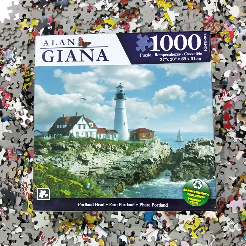 J Charles 1000 Pieces Jigsaw 27 X 20 Animal Landscape Frame J Charles 1000 Pieces Jigsaw 27 X 20