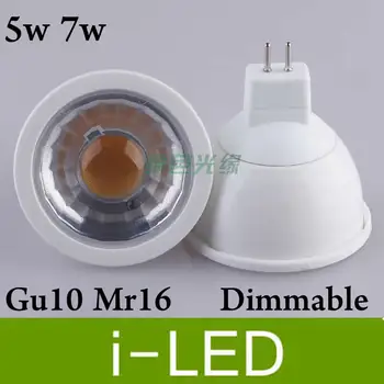 

Gu10 Led Lamp dimmable spotlight 5w 7w gu10 mr16 e27 e11 Led lights lamp bulb 110v 240v +12v Warm White 3000K 60angle CE UL