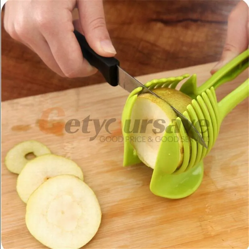 Помидорорезка фрукты держатель для нарезки посуда де помощник на кухне лежащий томатный лимон режущий инструмент