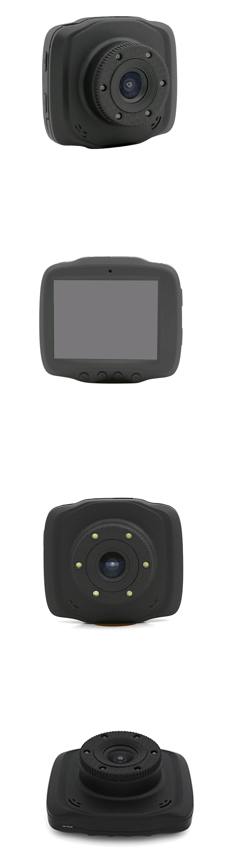 Автомобильный видеорегистратор ainina новая dashcam 2,4 дюймов ЖК-дисплей экран 1080P Автомобильный видеорегистратор для приборной панели, 6-ти Диодная лампа светильник автомобильных видеорегистраторов