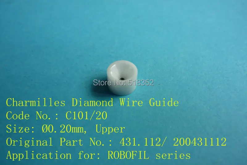 Charmilles 431.112/ 200431112  C101 D=0.20mm    Diamond Wire Guide with Ceramic Housing for WEDM-LS Machine Parts