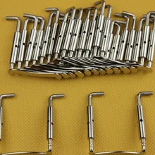 30 шт. высококачественный подбородник для скрипки зажимной винт серебро 4/4, части для скрипки