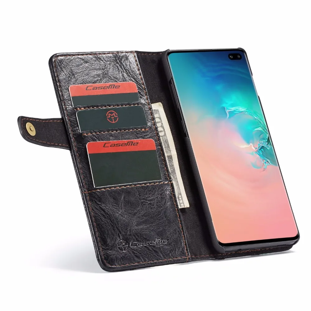 Чехол для samsung Galaxy S10 чехол Plus кожаный кошелек откидная крышка телефона S10e S