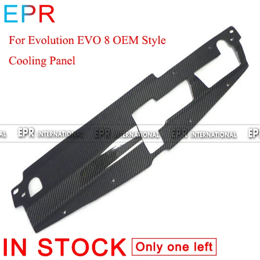 Для evotion EVO 8 OEM стиль углеродное волокно охлаждающая панель для