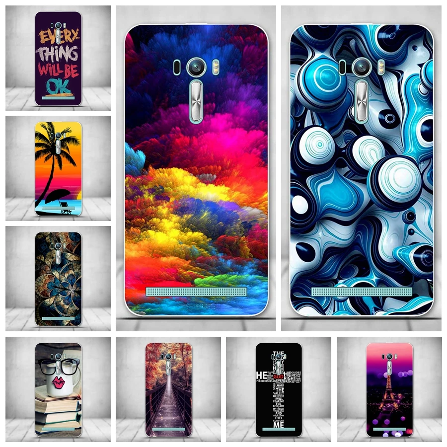 

Case for ASUS ZenFone 2 Laser ZE500KL Case Printing Back Silicon Cover for Funda Asus ZE500KL Phone Case Capa Soft TPU Bag Cover