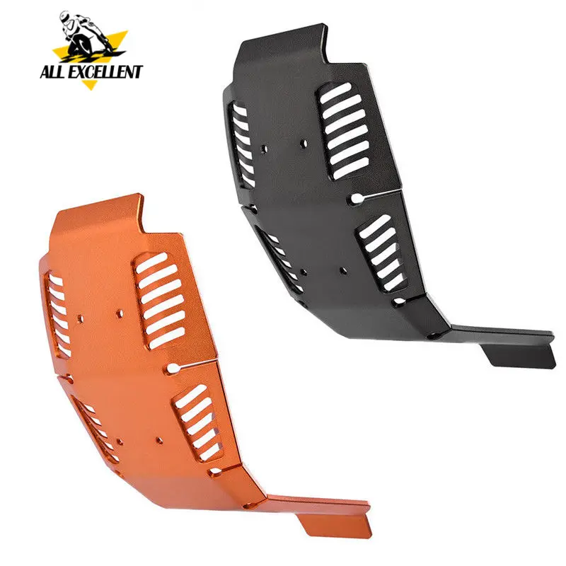 

Orange & Black Colors Aluminum Engine Guard Glide Skid Plate Protector Cover For KTM 1050 1090 1290 ADV Engine head guard plate
