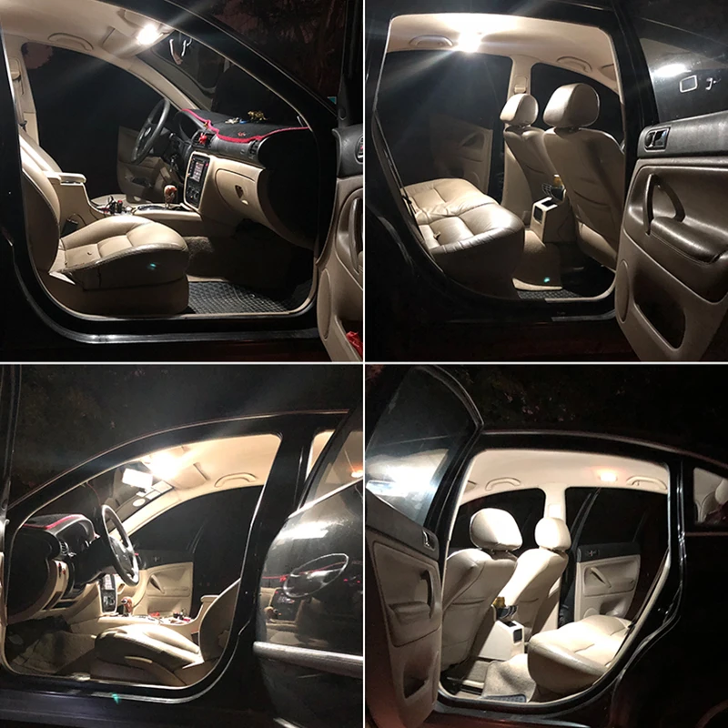 T10 W5W C5W 12v Led CANBUS Автомобильный Интерьер Свет качели ледяная лампа рамка номерного