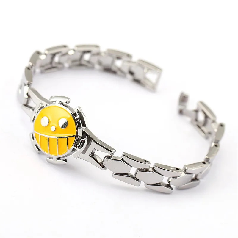 

J Store Anime Souvenir One Piece Alloy Linked Bracelet Rotation Trafalgar D Law Logo Bracelets Bangles Quality Free Shipping