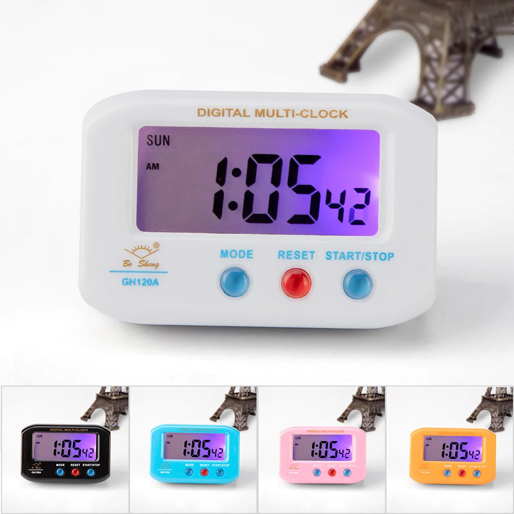 

Portable Pocket Sized LED Alarm Clock LED Digital Electronic Travel Clock Automotive Stopwatch LCD Clock BestSelling2018Product!