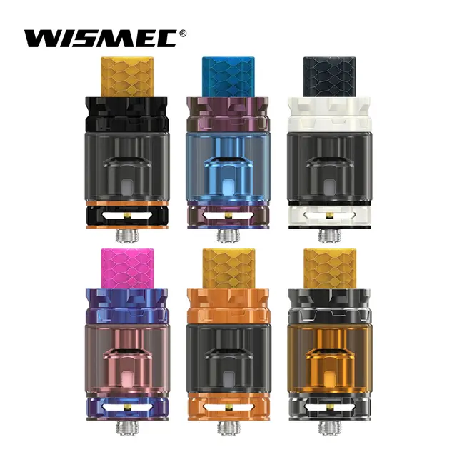 Оригинальный Wismec GNOME King Subohm бак 5,8 мл с WM01 одинарная катушка 0.4ohm совместима с Reuleaux RX GEN3 двойной мод