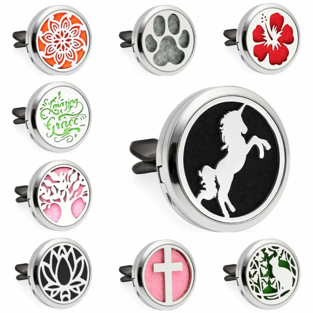 Tree of Life Unicorn Sea Horse 30mm Car Diffuser Locket Vent Clip Essential Oil Aromatherapy Diffuser Perfume Locket 10pcs Pads Tree of Life Unicorn Sea Horse 30mm Car Diffuser Locket Vent Clip Essential Oil Aromatherapy Diffuser Perfume Locket 10pcs Pads
