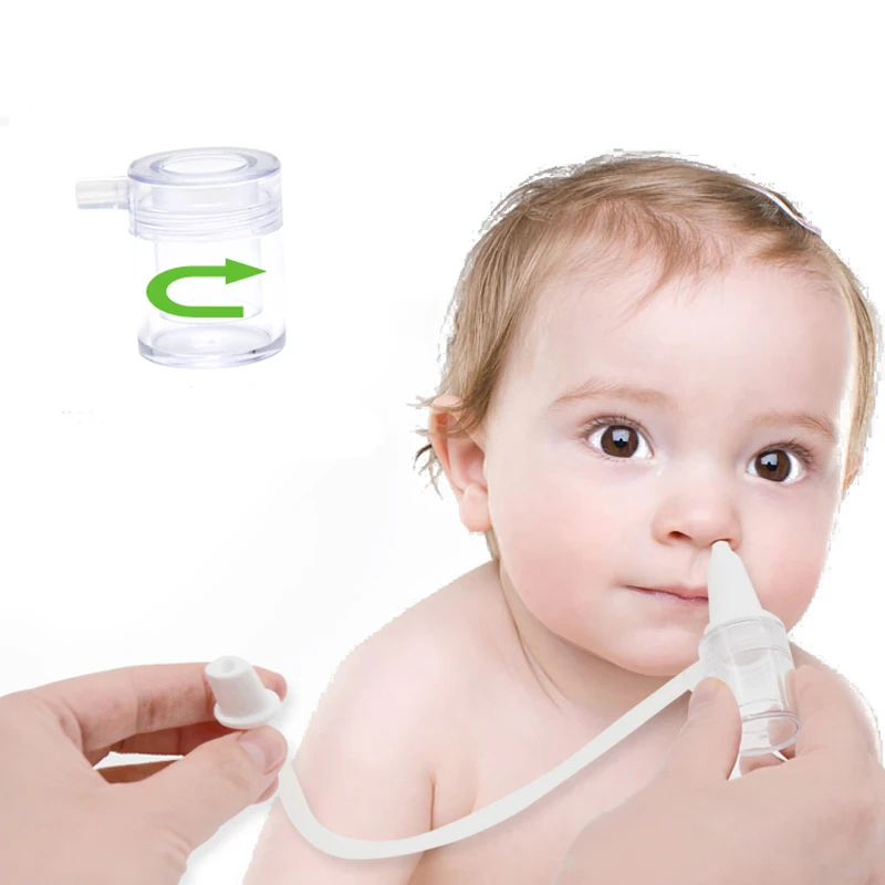 Premium Baby Nasal Aspirator Soft Silicone Non irritating Tip Washable and Reusable Hospital