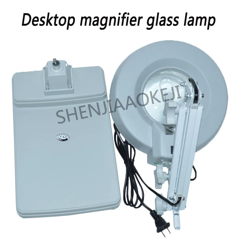 

Desktop magnifying glass LED lamp LT-86C magnification 3/5/8/10X folding Magnifier LED table light 110/220V 1pc
