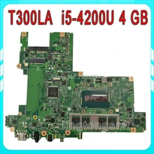 T300LA Motherboard REV2 0 i5 4200u 4GB For ASUS T300L T300LA Laptop motherboard T300LA Mainboard T300LA