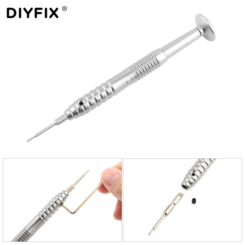 Прецизионная 3D отвертка DIYFIX Y0.6 0 8 Pentalobe 1 5 2 Cross T2 Torx для iPhone XR XS инструменты