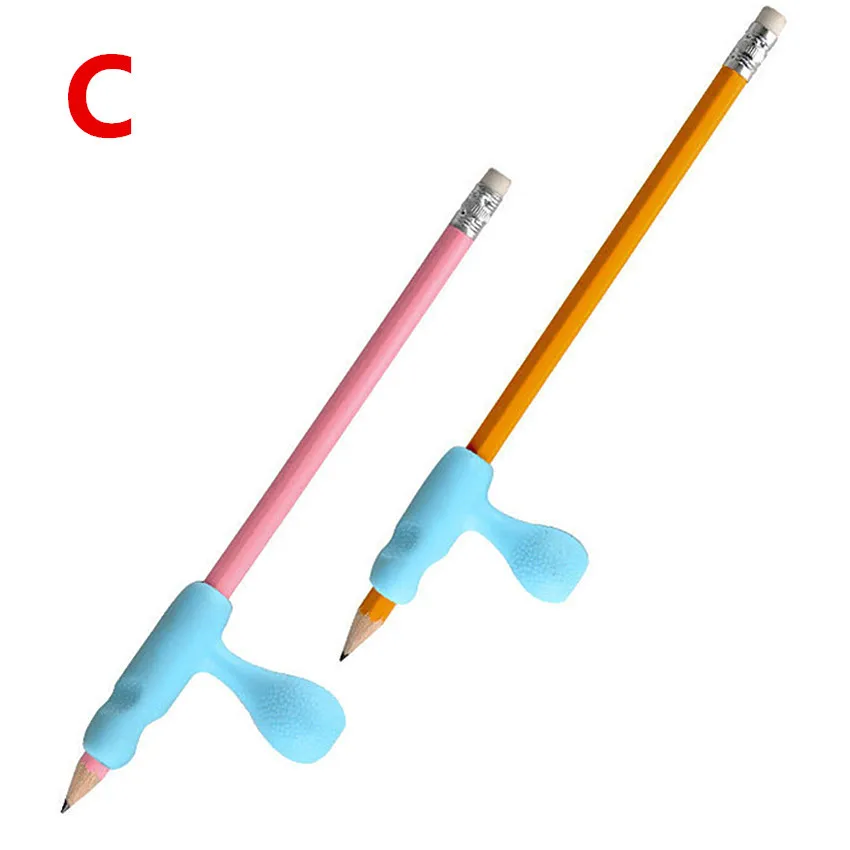 5 шт./компл. Силиконовые Детские Обучающие инструмент для написания письма устройство для коррекции пишущая ручка, канцелярские товары подарок