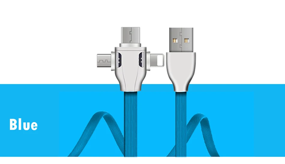 NOHON 3 in 1 USB Cable 8 Pin Micro USB Type C Cable For iPhone 8 7 Plus X XS MAX XR Fast Charging For Samsung Android Phone Cord (12)