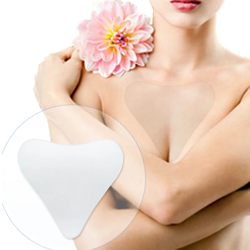 

Anti Wrinkle Chest Pad Reusable Medical Grade Silicone Invisible Chest Pad Anti-aging Eliminate And Prevent Chest Wrinkle
